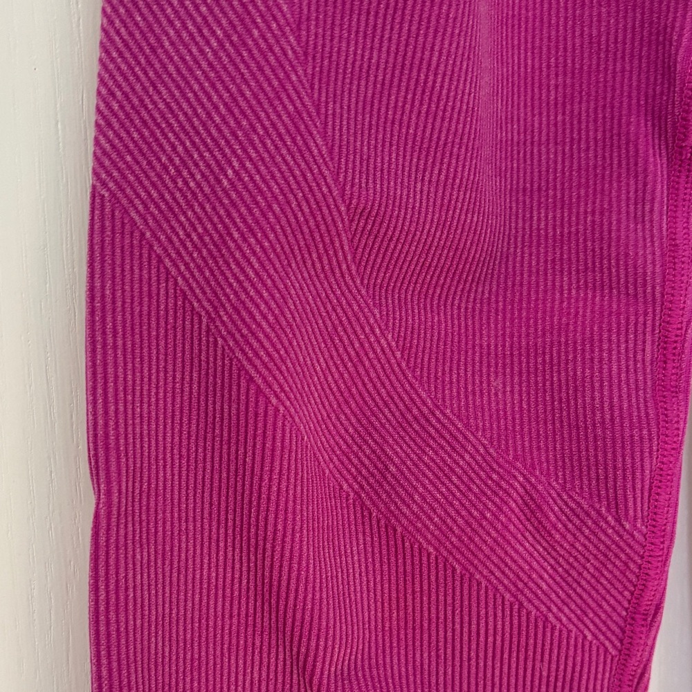 JoyLab Ribbed Pink Leggings - Picture 2 of 5